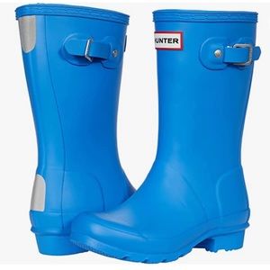 Hunter Little Boys Rain Boots Polar Blue